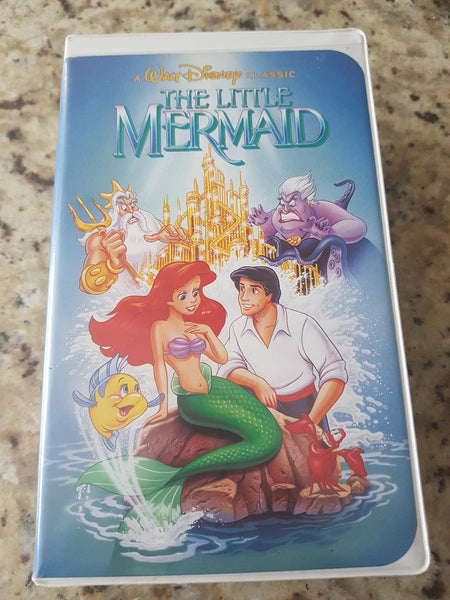Disney's The Little Mermaid banned cover (VHS, 1990) Black Diamond