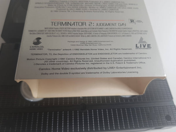 The Terminator Collection (VHS, 1995) Terminator, T2: Judgment Day [2 Cassette Box Set]