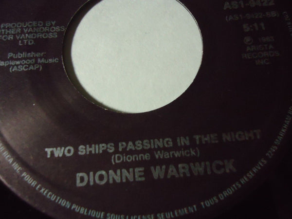 Dionne Warwick - That's What Friends Are For / Two Ships