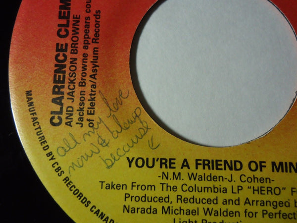 Clarence Clemons & Jackson Browne - You're A Friend Of Mine / Let the Music Say It