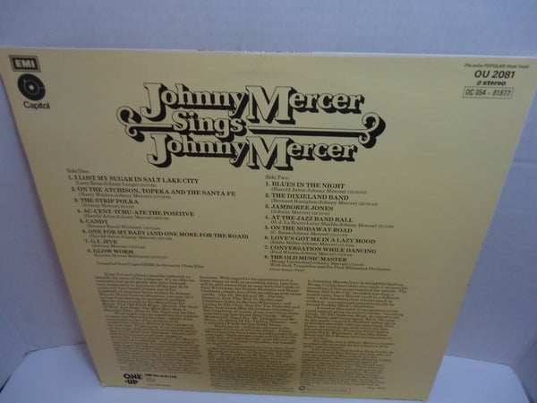 Johnny Mercer ‎– Sings Johnny Mercer