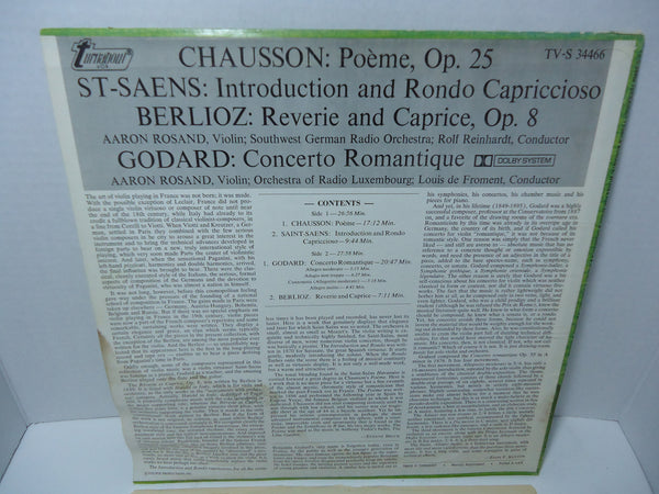 Aaron Rosand - French Romantic Works For Violin & Orchestra