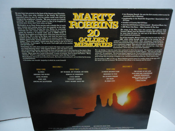 Marty Robbins - 20 Golden Memories [Double LP]