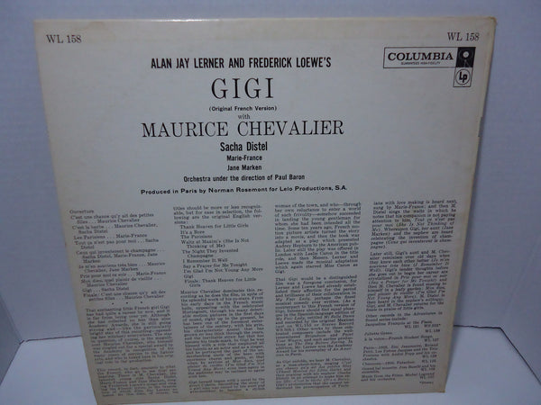 Alan Jay Lerner And Frederick Loewe - Gigi (Original French Version)