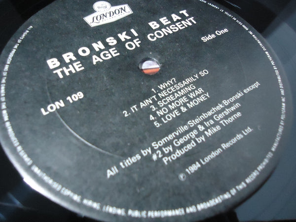 Bronski Beat ‎– The Age Of Consent