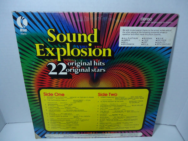 Various Artists  ‎– Sound Explosion 22 Original Hits Original Stars [K-Tel]