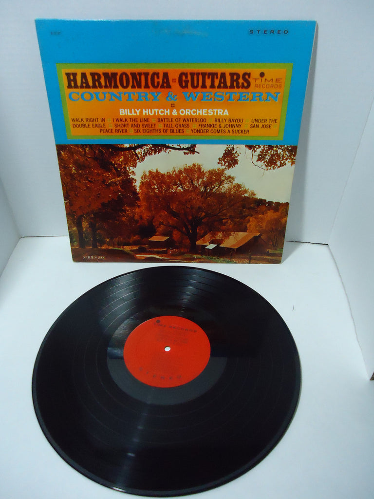 Billy Hutch & His Harmonica And Orchestra ‎– Harmonica Guitars Country & Western