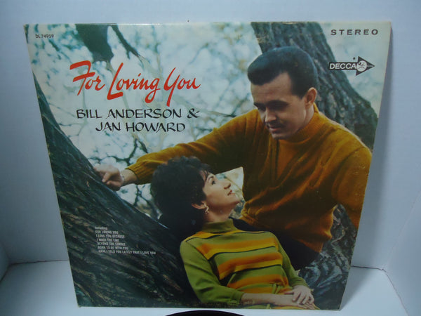 Bill Anderson And Jan Howard ‎– For Loving You