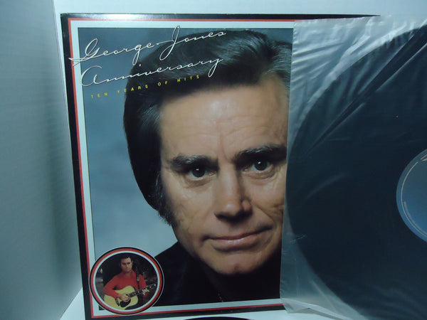 George Jones ‎– Anniversary - Ten Years Of Hits [Double LP] [Gatefold]