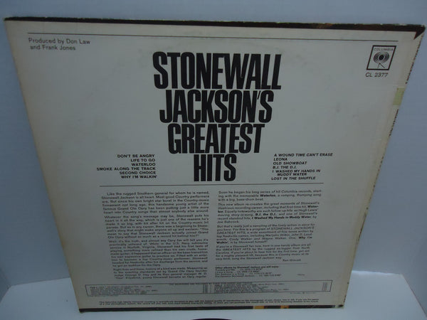 Stonewall Jackson ‎– Stonewall Jackson's Greatest Hits
