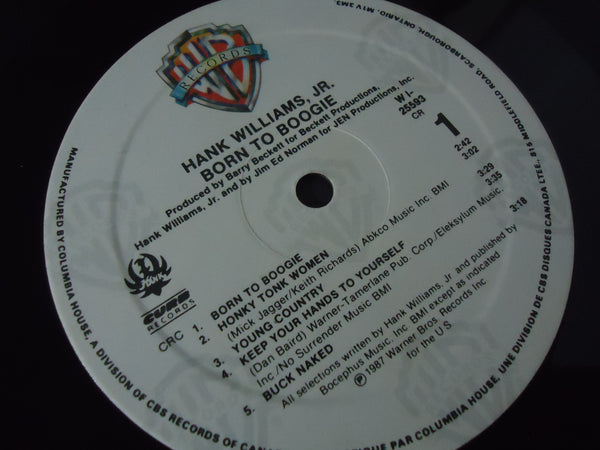 Hank Williams Jr. ‎– Born To Boogie