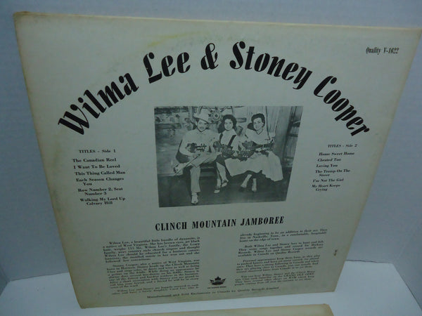 Wilma Lee & Stoney Cooper ‎– Clinch Mountain Jamboree