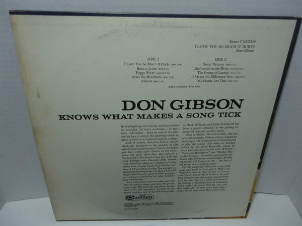 Don Gibson ‎– I Love You So Much It Hurts