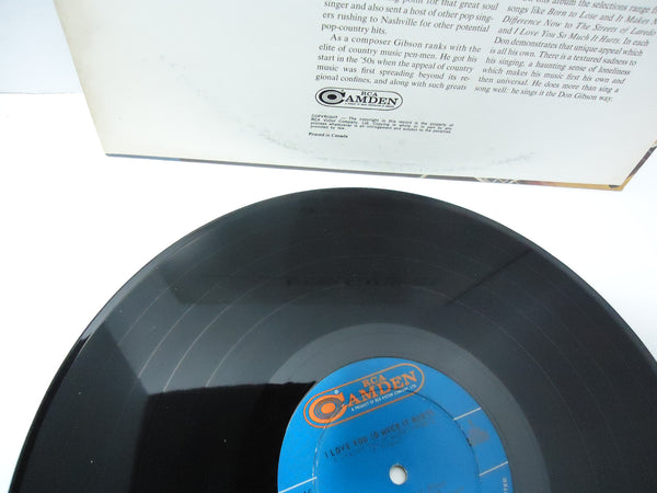 Don Gibson ‎– I Love You So Much It Hurts
