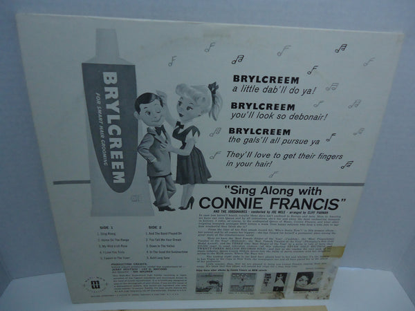 Connie Francis ‎– Sing Along With Connie Francis [U.S Release]