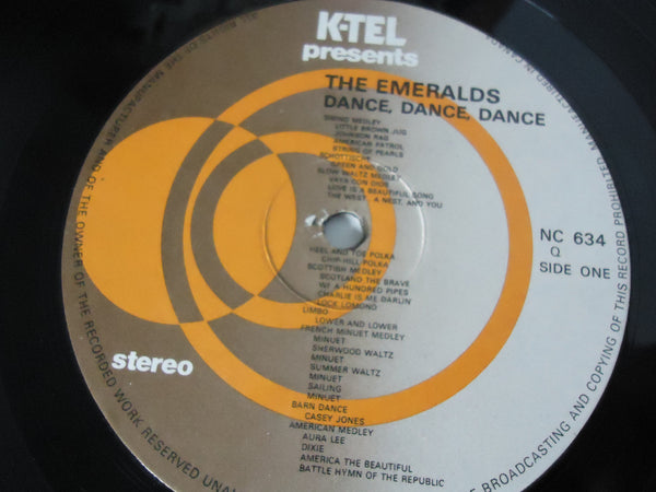 The Emeralds ‎– Dance Dance Dance With The Emeralds [K-Tel]