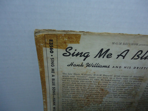 Hank Williams - Sing Me A Blue Song