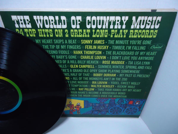 Various Artists ‎– The World Of Country Music [Double LP] [Gatefold]