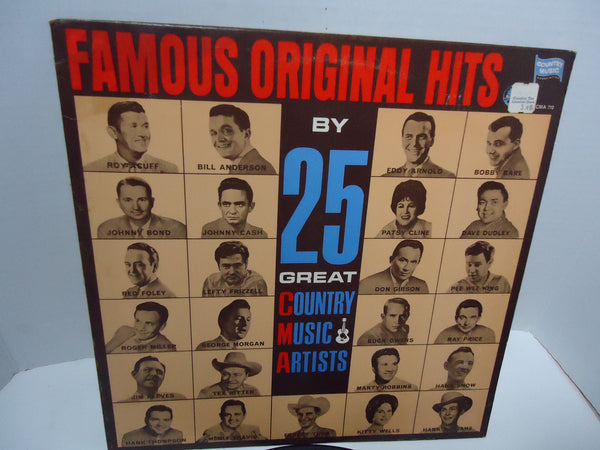Various Artists - Famous Original Hits By 25 Great Country Music Artists