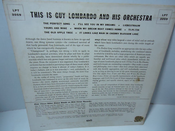 Guy Lombardo And His Orchestra ‎– This Is Guy Lombardo And His Orchestra [10"]