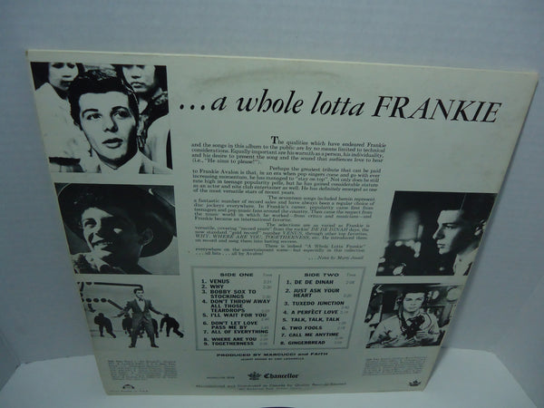 Frankie Avalon ‎– A Whole Lotta Frankie [Mono]