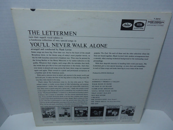 The Lettermen ‎– You'll Never Walk Alone [Mono]