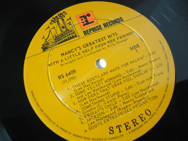 Nancy Sinatra ‎– Nancy's Greatest Hits