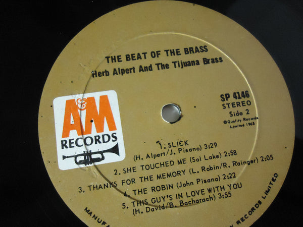 Herb Alpert & The Tijuana Brass ‎– The Beat Of The Brass [Gatefold]