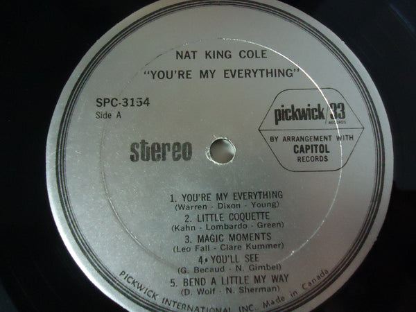 Nat King Cole ‎– You're My Everything [Re-Issue]