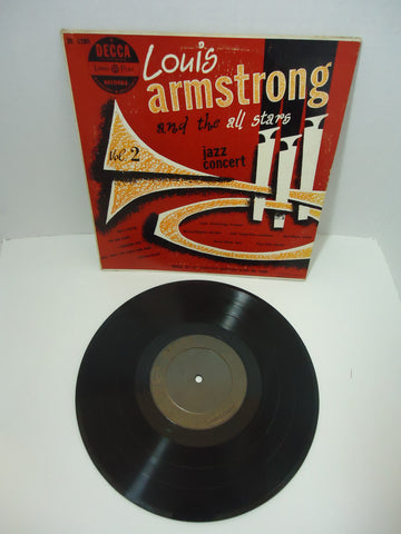 Louis Armstrong And The All-Stars ‎– Jazz Concert [10"]