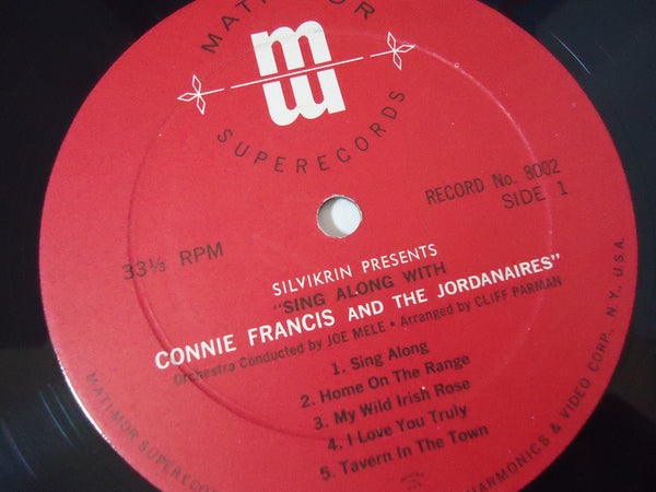 Connie Francis ‎– Sing Along With Connie Francis [Canadian Release]