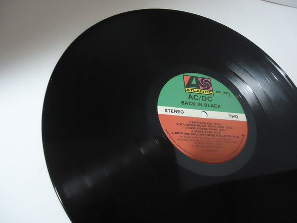 AC/DC ‎– Back In Black LP Green/Black