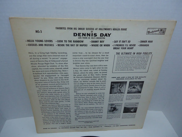 Dennis Day With Frank De Vol And His Orchestra ‎– At Hollywood's Moulin Rouge