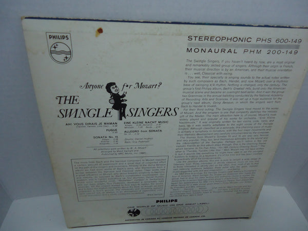 The Swingle Singers ‎– Anyone For Mozart? [Mono]