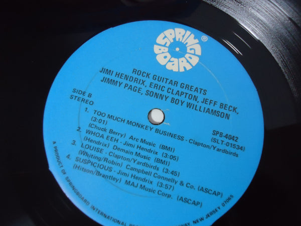 Jimi Hendrix / Eric Clapton / Jeff Beck / Jimmy Page / Sonny Boy Williamson ‎– Rock Guitar Greats