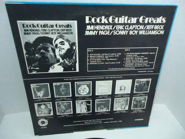 Buy Rock Guitar Greats Vinyl LP 