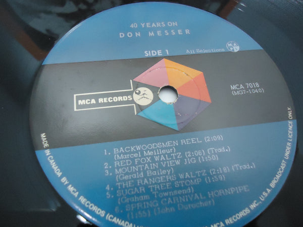Don Messer And His Islanders ‎– 40 Years On With Don Messer And His Islanders