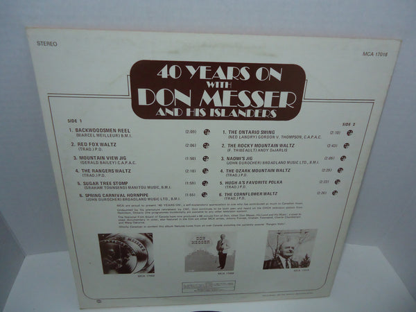 Don Messer And His Islanders ‎– 40 Years On With Don Messer And His Islanders