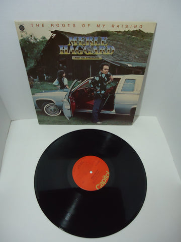 Merle Haggard And The Strangers ‎– The Roots Of My Raising LP Columbia House