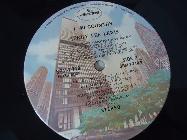 Jerry Lee Lewis ‎– I-40 Country LP Canada