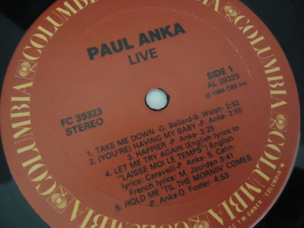 Paul Anka - Anka‎ Live