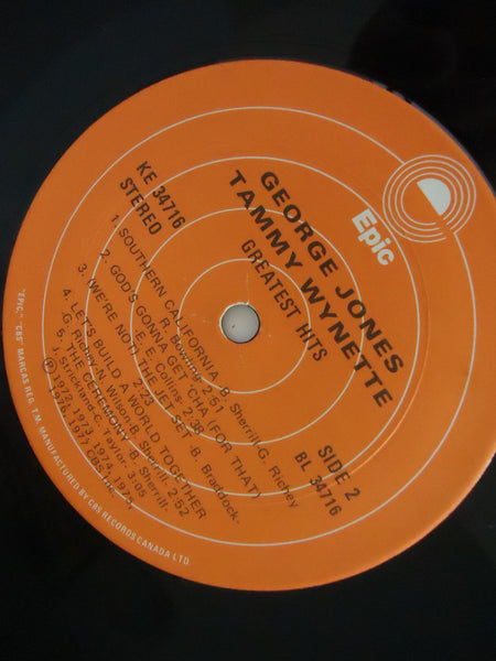 George Jones & Tammy Wynette ‎– Greatest Hits