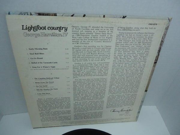 George Hamilton IV ‎– Lightfoot Country: Sings Canadian Folksongs Of Gordon Lightfoot
