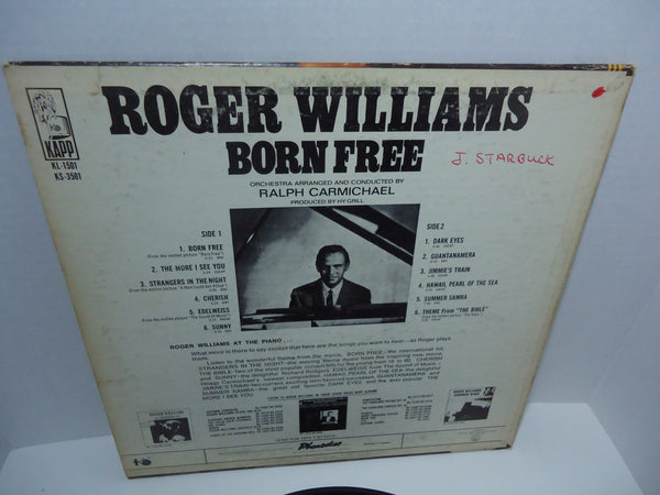 Roger Williams ‎– Born Free