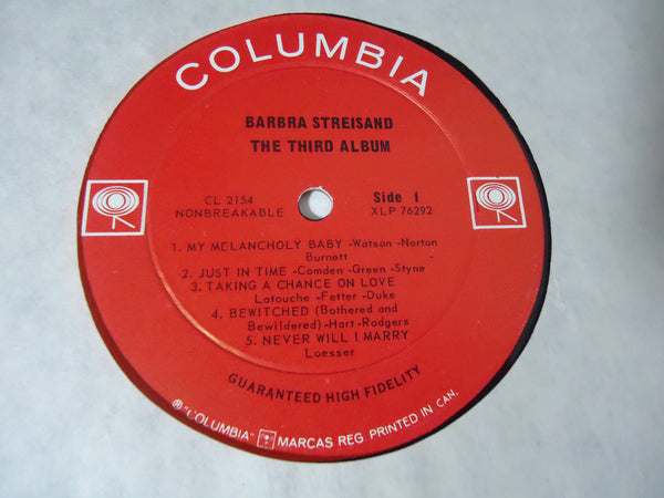 Barbra Streisand ‎– The Third Album [Mono]