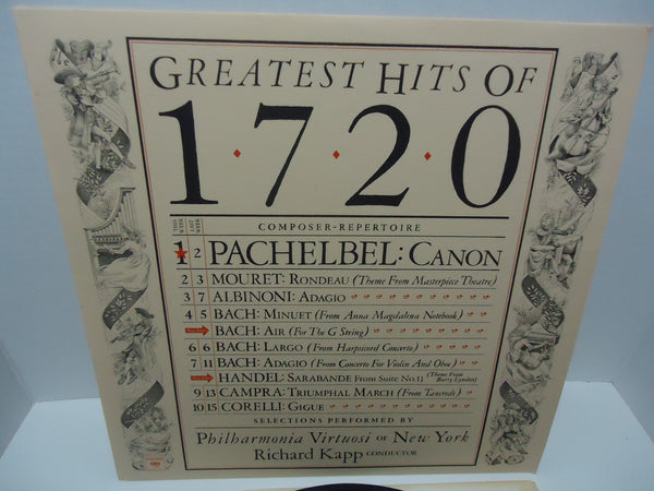 Philharmonia Virtuosi of New York, Richard Kapp ‎– Greatest Hits Of 1720