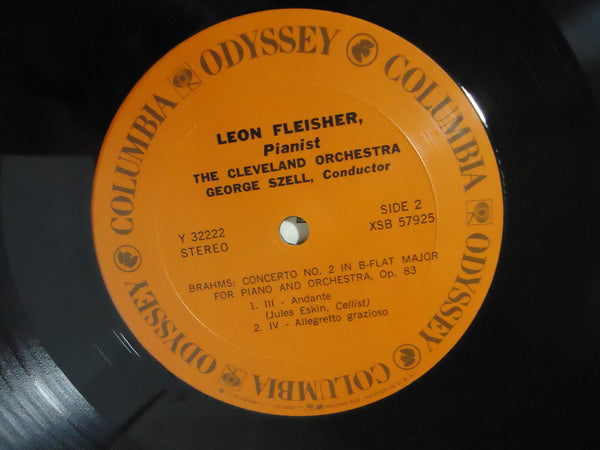 Leon Fleisher, The Cleveland Orchestra & George Szell / Brahms ‎– Concerto No. 2 In B-Flat Major