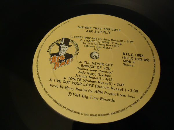 Air Supply ‎– The One That You Love