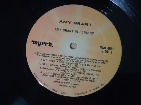 Amy Grant ‎– In Concert