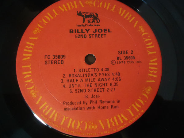 Billy Joel ‎– 52nd Street